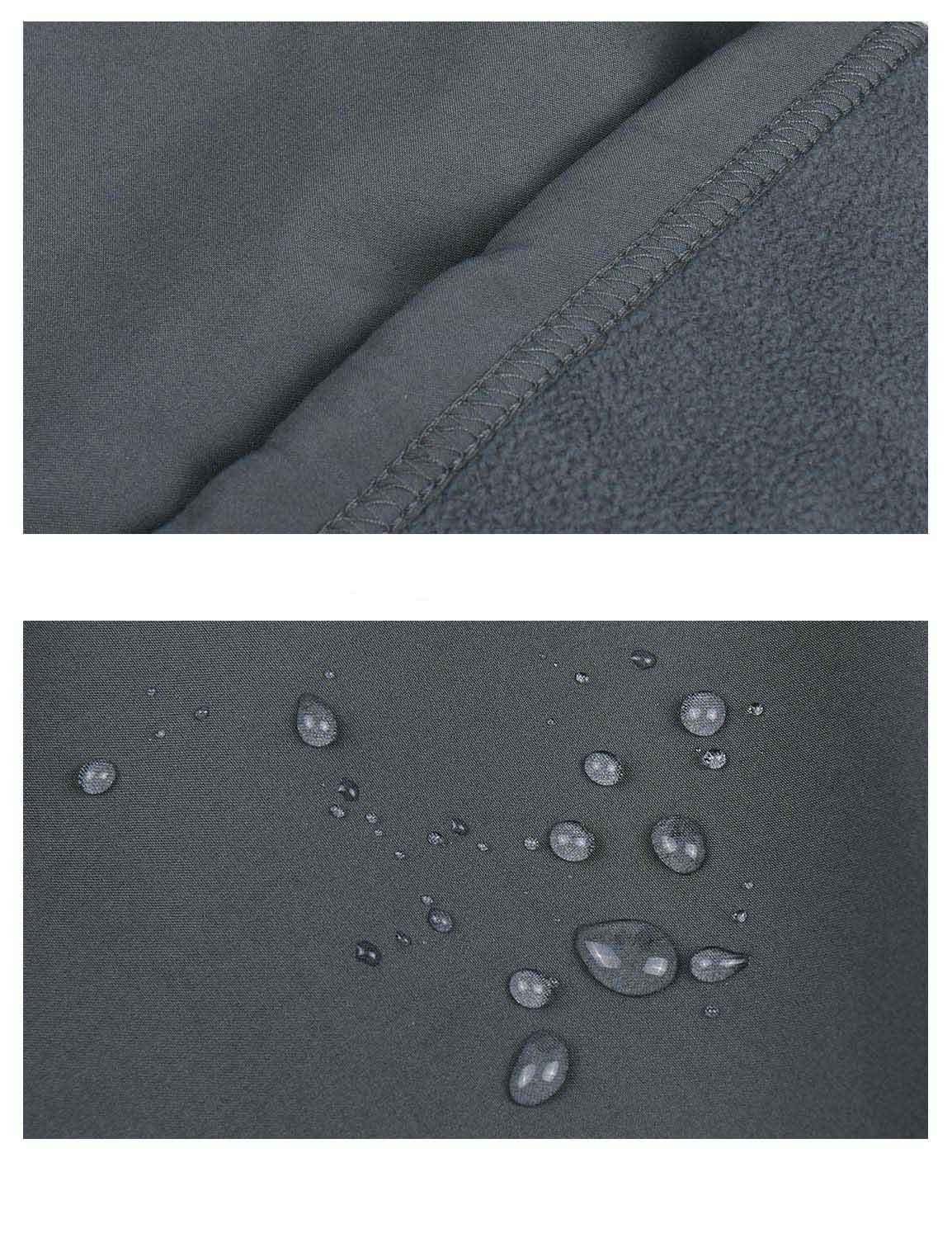 Baleaf Women's Fleece Wind- & Waterproof Moutaineering Outdoor Pants agb010 Gray Details