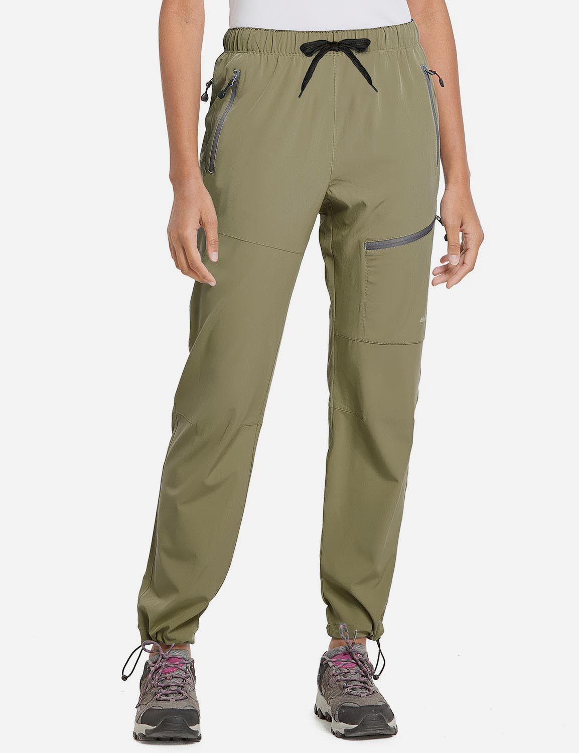 BALEAF Outdoorbroek voor dames, wandelbroek, trekkingbroek, capri, functionele broek met ritssluiting en uv-bescherming, UPF 50, licht, waterdicht en sneldrogend, S BALEAF Outdoorbroek voor dames, wandelbroek, trekkingbroek, capri, functionele broek met ritssluiting en uv-bescherming, UPF 50, licht, waterdicht en sneldrogend, S
