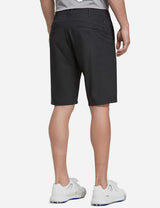 Baleaf Men's 10' UPF 50+ Lightweight Golf Shorts w Zipper Pockets cga005 Black Back