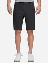 Baleaf Men's 10' UPF 50+ Lightweight Golf Shorts w Zipper Pockets cga005 Black Front