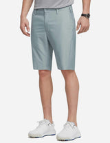 Baleaf Men's 10' UPF 50+ Lightweight Golf Shorts w Zipper Pockets cga005 Blue Side