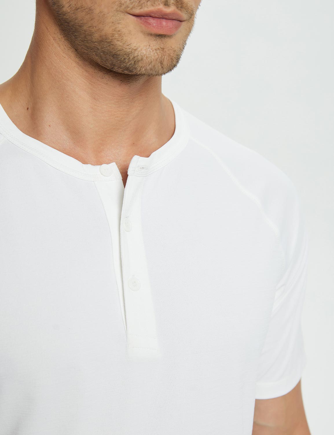 Short-Sleeve Henley T-Shirt