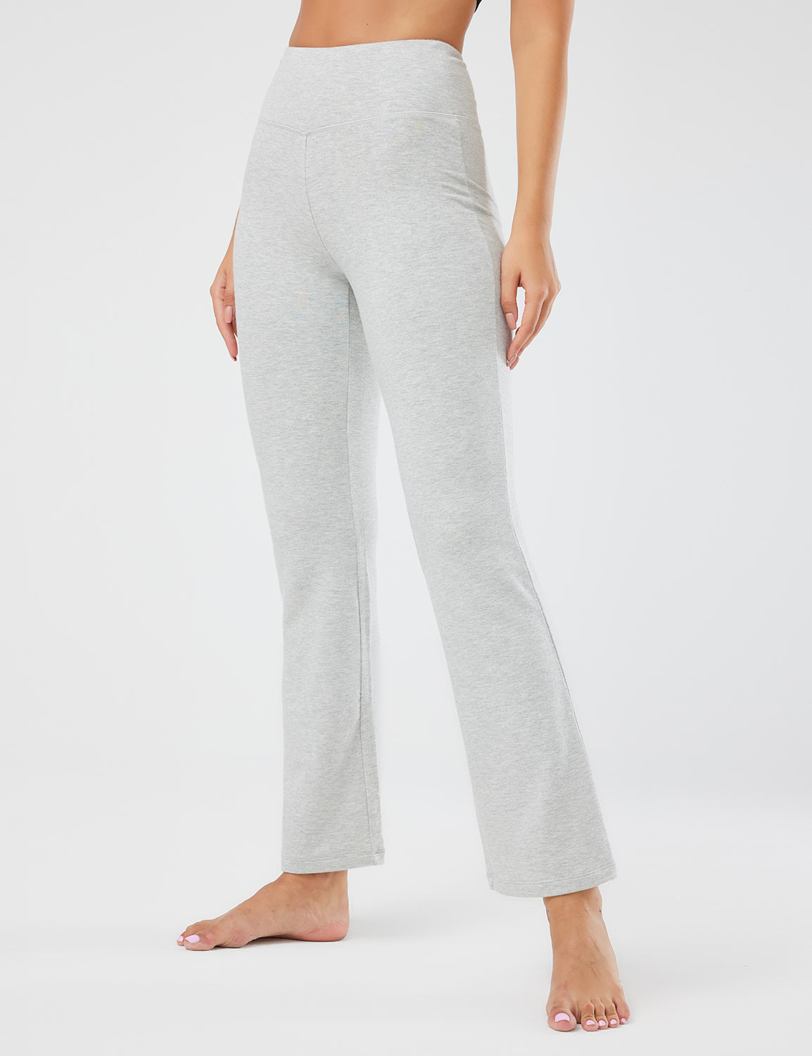 Baleaf Women's Evergreen Modal Bootcut Pants（Website Exclusive）dbh084 Grey Main
