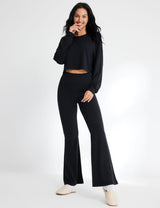 Baleaf Women's Evergreen Modal Oversized Cropped Top (Website Exclusive) dbd090  Anthracite Full