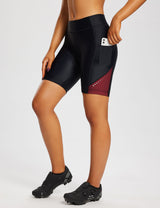  BALEAF Women's 4D Padded Bike Pants Cycling Knee Length Capris  Biking Shorts Bicycle Tights Pockets Gear UPF50+ Black/Green XL : Clothing,  Shoes & Jewelry
