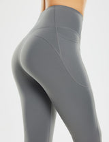 Baleaf Women's Sweatleaf Knee-Length Pocketed Capris ebh011 Smoked Pearl Details