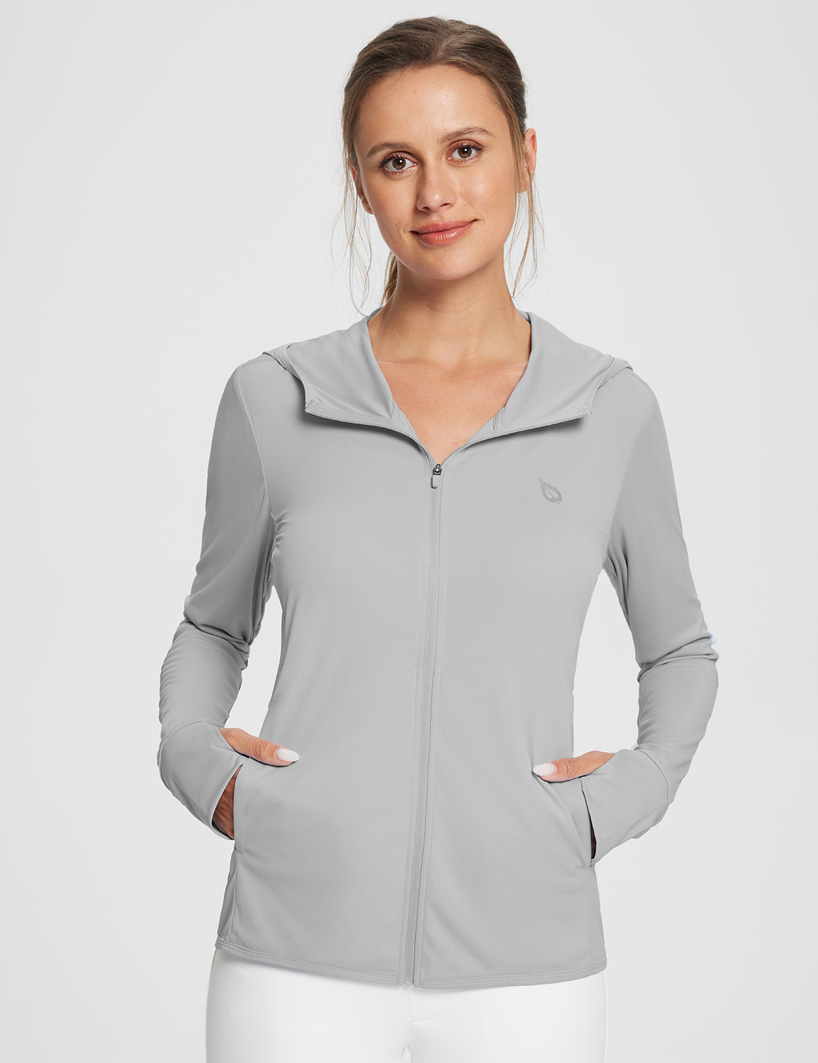 #Baleaf Women's UPF 50+ Lightweight Hoodie ega005 High-Rise Main