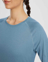 Baleaf Women's UPF 50+ Quick-Dry Sun Shirts ega010 Light Blue Details