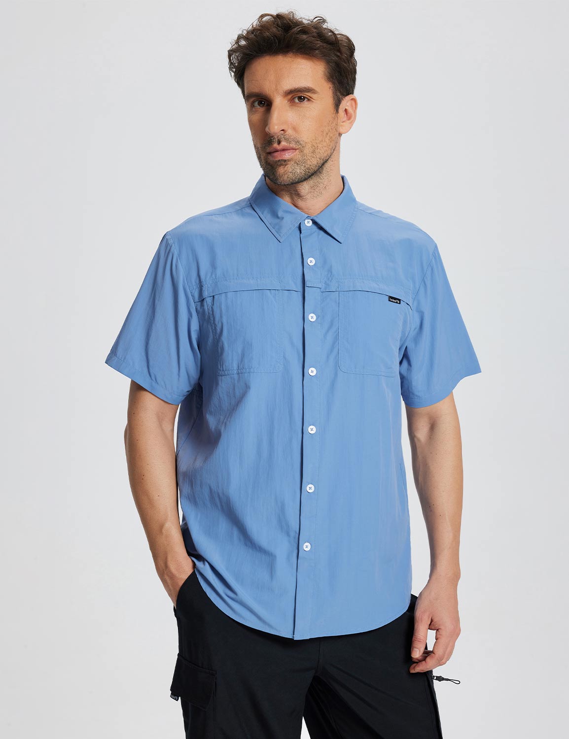 Baleaf Men's Fishing Shirts for Ultimate Comfort XL / Ashleigh Blue